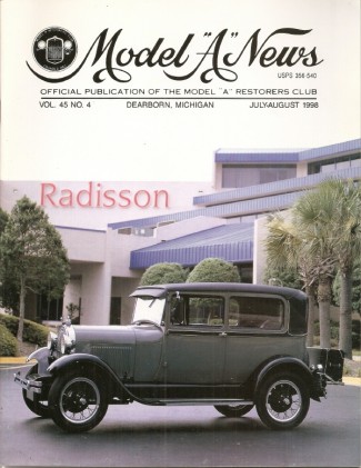 MODEL A NEWS 1998 JULY - CLIPS & BRACKETS, LEATHER CARB ROD ANTI-RATTLER